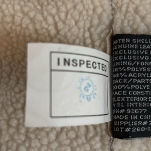 Bohemian Genuine Leatherher Floral Embroidered Tan Jacket Coat Button Up - Picture 7 of 8